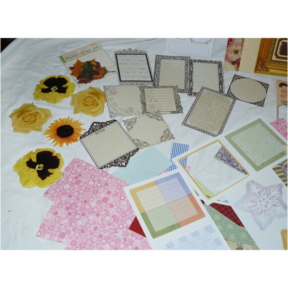 HUGE LOT Craft Crafting Scrapbooking Supplies Mixed Media Embellishments, 3 lbs - Picture 8 of 9